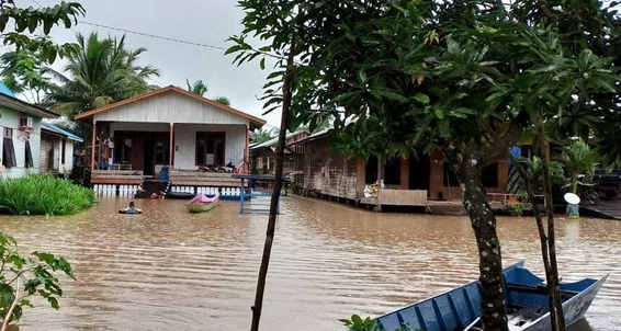 Banjir di Tabang Terkendali, Pemkab Kukar Pastikan Warga Aman dan Siaga Penuh